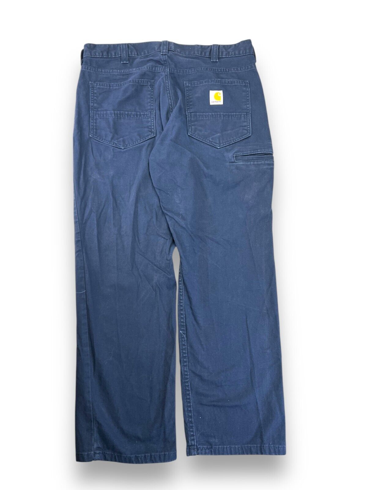 Carhartt Relaxed Fit Canvas Workwear 5 Pocket Pants Size 33W Blue