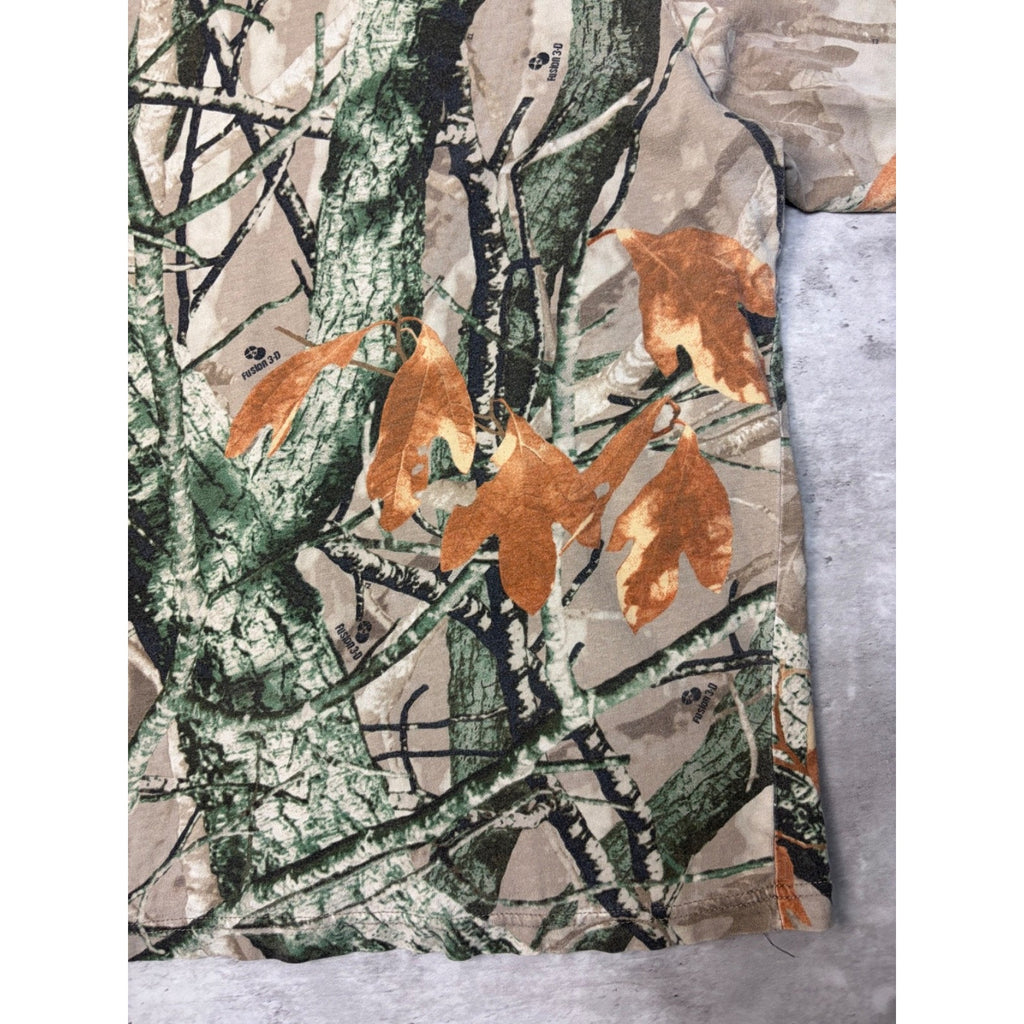 Vintage Outfitters Ridge 3D Fusion Hunting Camo Long Sleeve T-Shirt Size 2XL
