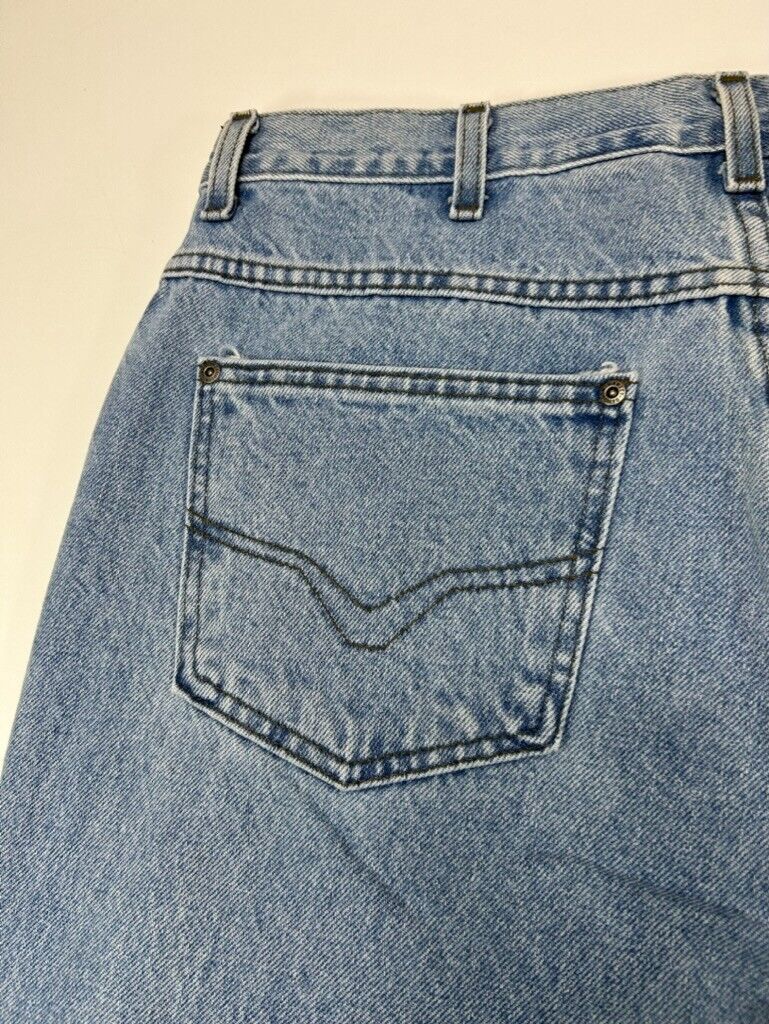 Vintage 90s Harley Davidson Light Wash Boot Cut Denim Pants Size 36