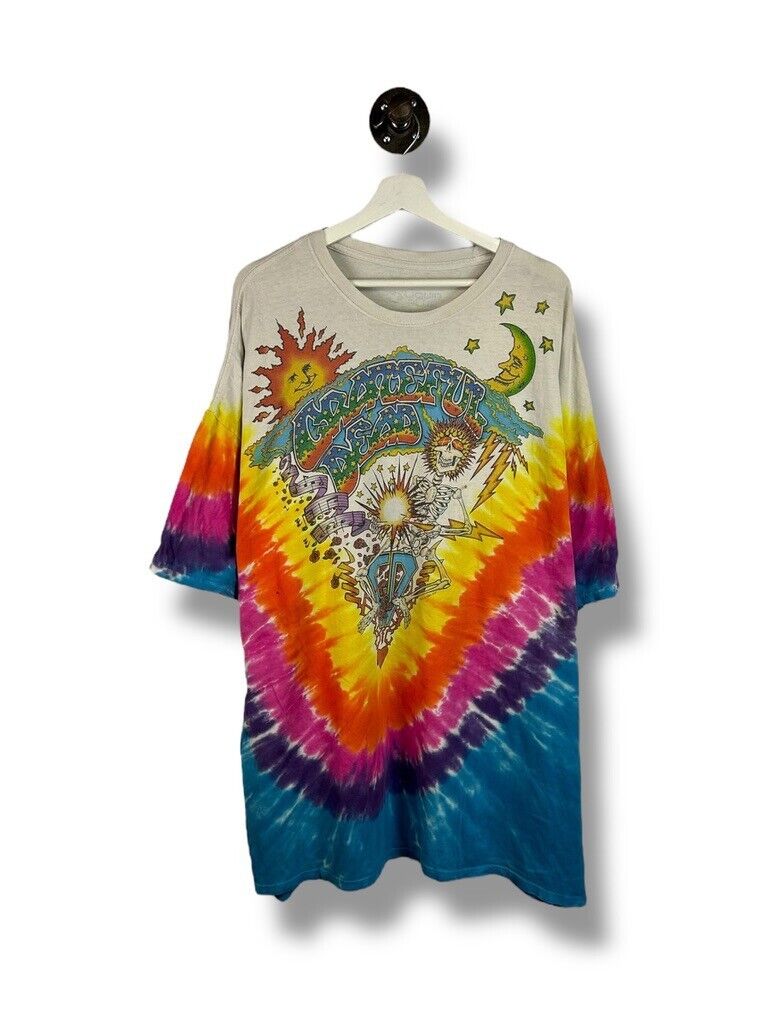 The Grateful Dead Psychedelic Music Summer Tour Tye Dye T-Shirt Size 3XL