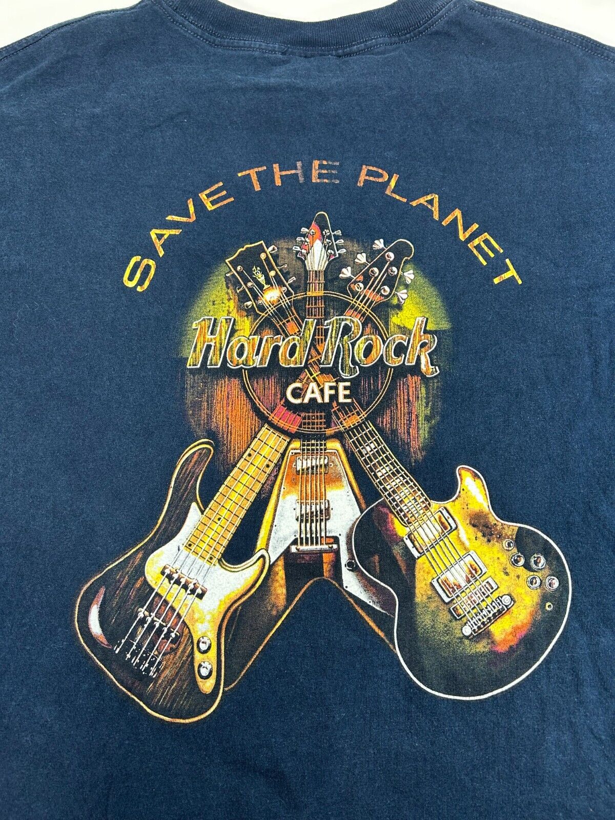 Vintage Hard Rock Cafe Niagra Destination Music Graphic T-Shirt Size 2XL Blue