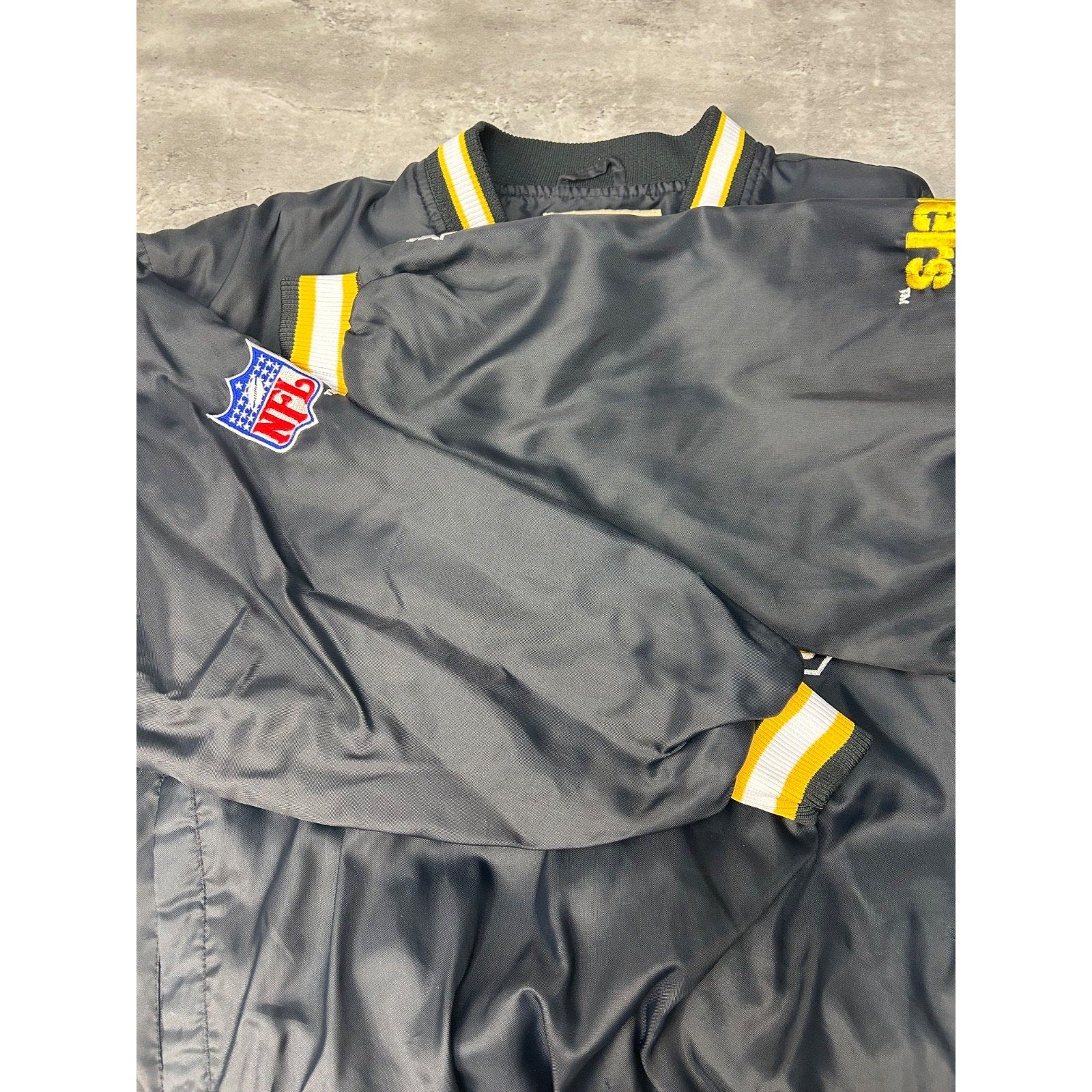 90s Pittsburgh Steelers NFL Starter Windbreaker Football Jacket Size Medium
