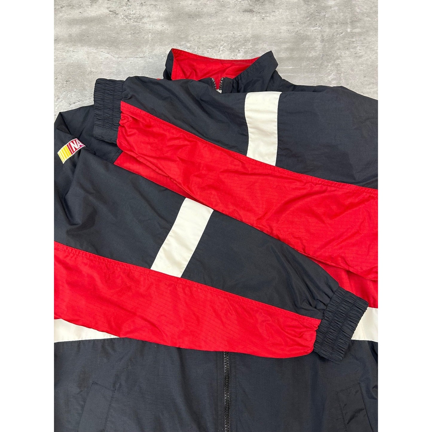 Vintage 90s Dale Earnhardt #3 Nascar Racing Nylon Full Zip Jacket Size Medium