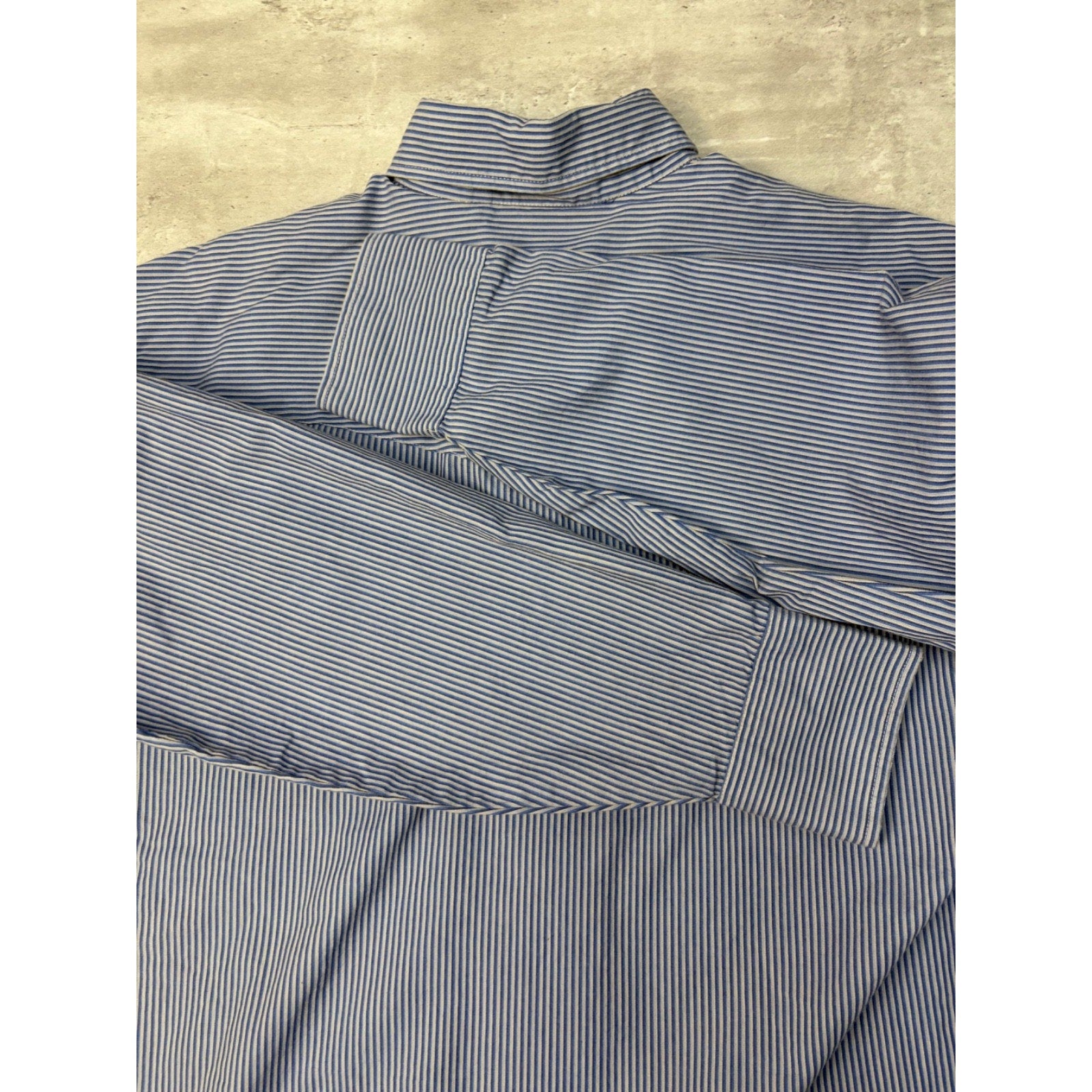 Vintage 90s Rock Creek Ranch Pearl Snap Striped Cropped Button Up Shirt Size XL
