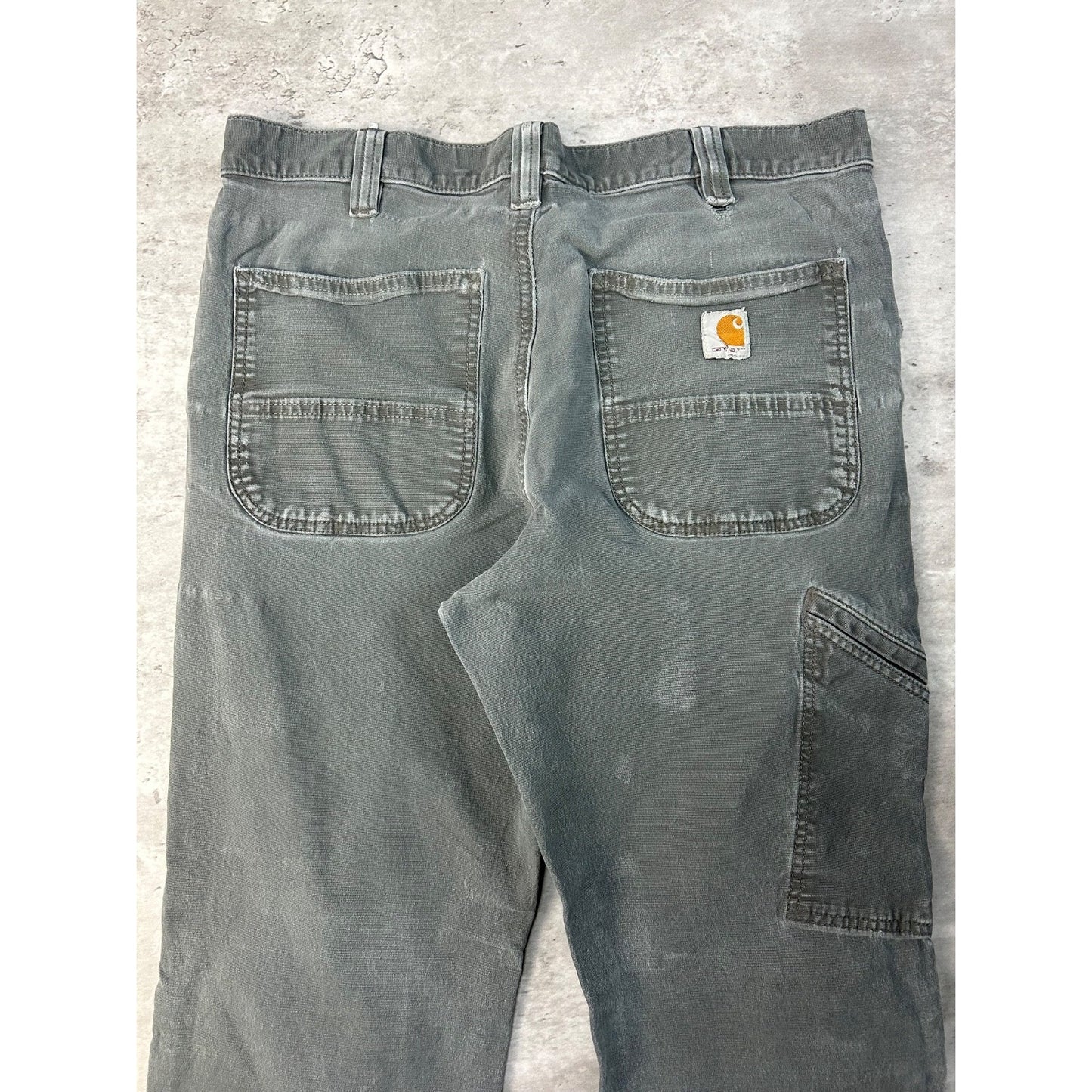Carhartt Relaxed Fit Canvas Workwear Carpenter Pants Size 33