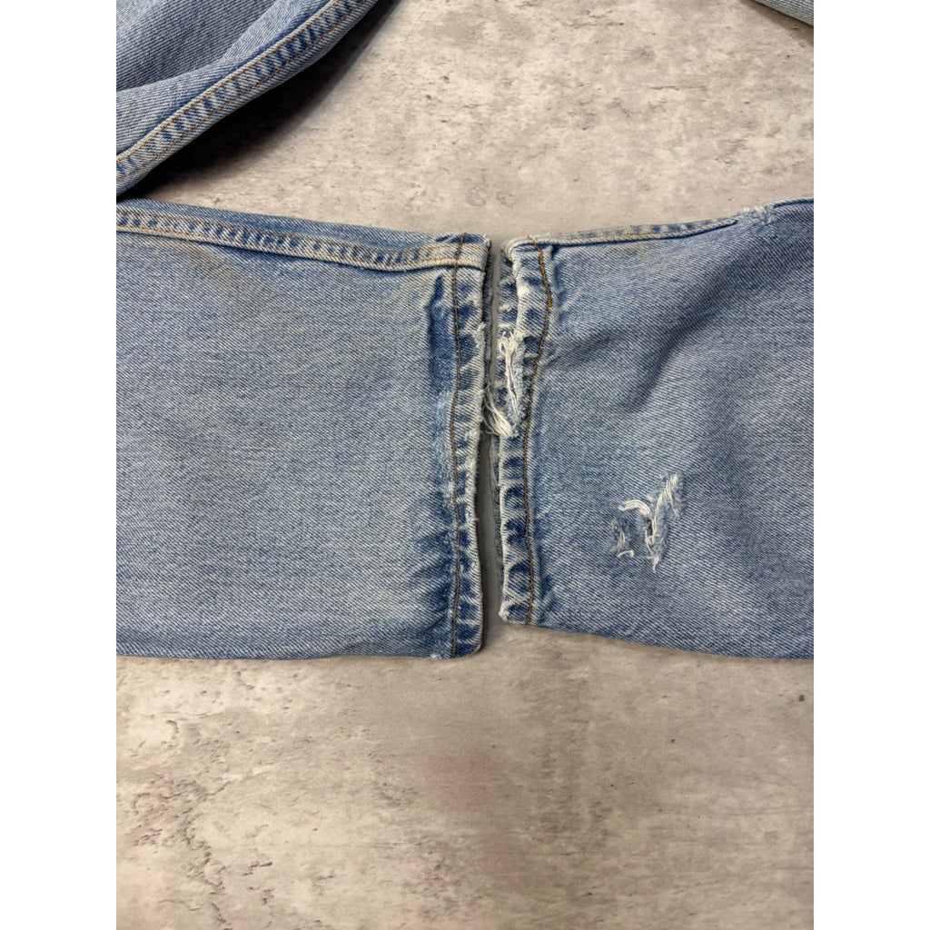 Vintage Levis 550 Red Tab Relaxed Fit Medium Wash Denim Pants Size 34