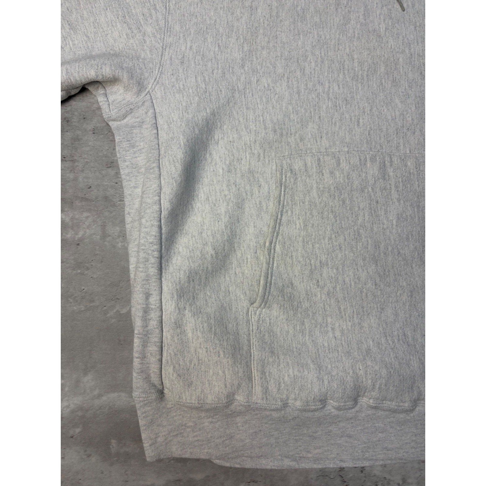 Vintage 80s/90s Carhartt Embroidered Spellout Logo Hooded Sweatshirt Size Medium