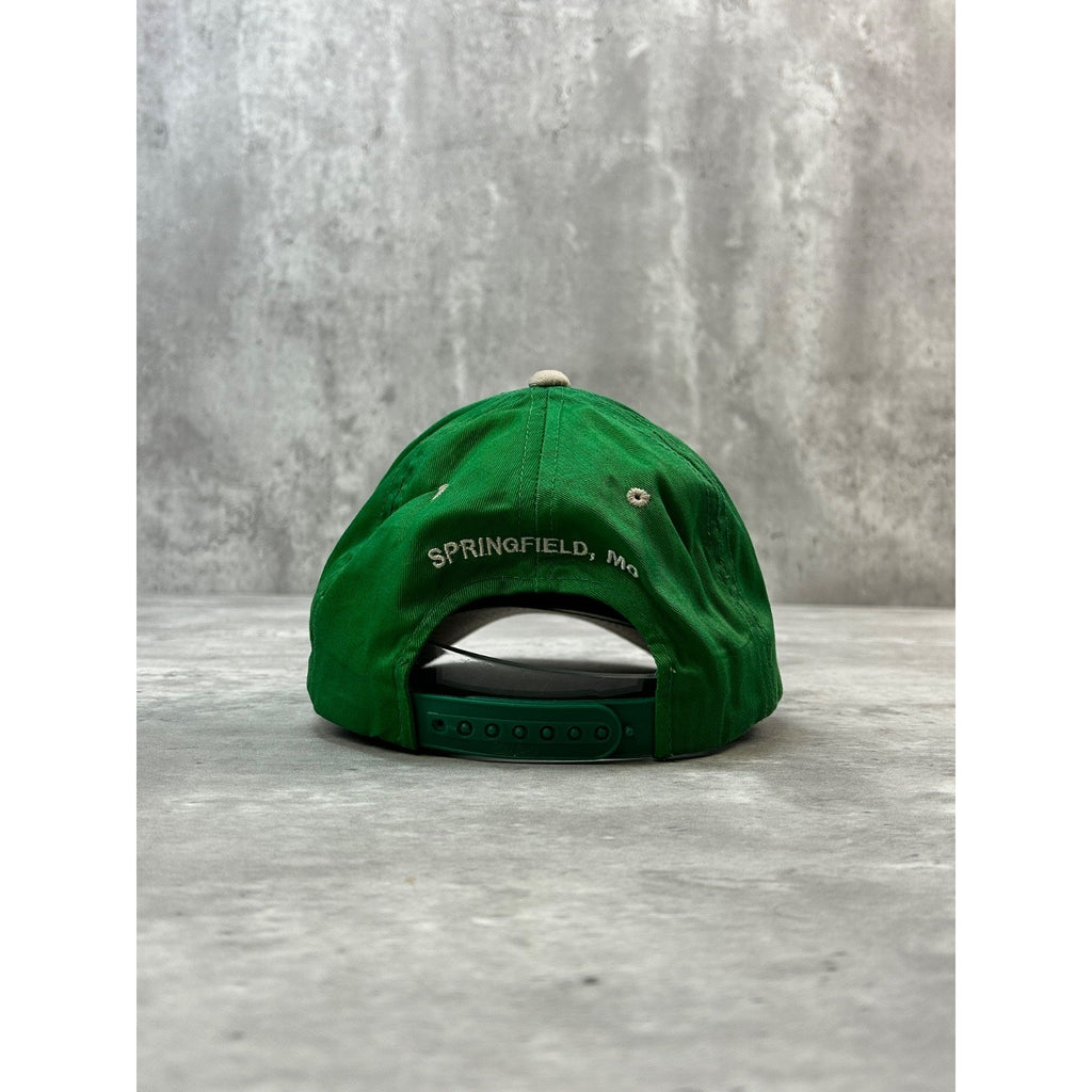 Vintage 90s Grizzly Industrial Embroidered Spellout Snapback Hat OSFA