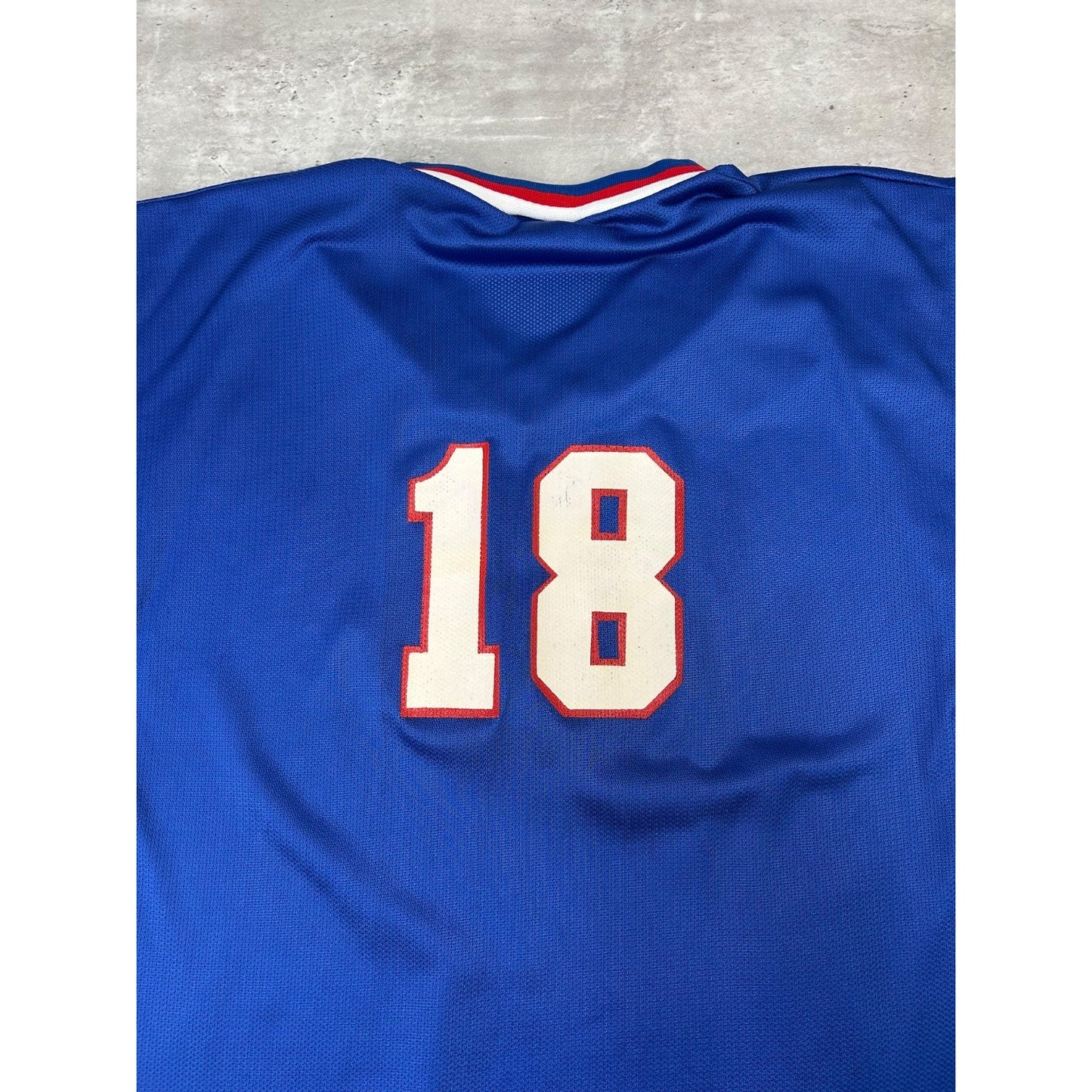 Vintage 80s South Des Moines Cubs #18 Stitched Baseball Jersey Size XL