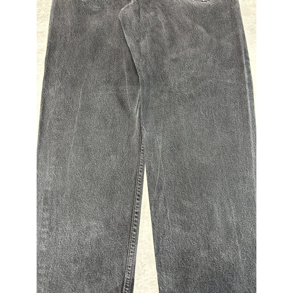 Vintage 90s Levis 550 Red Tab Black Denim Pants Size 31 Black