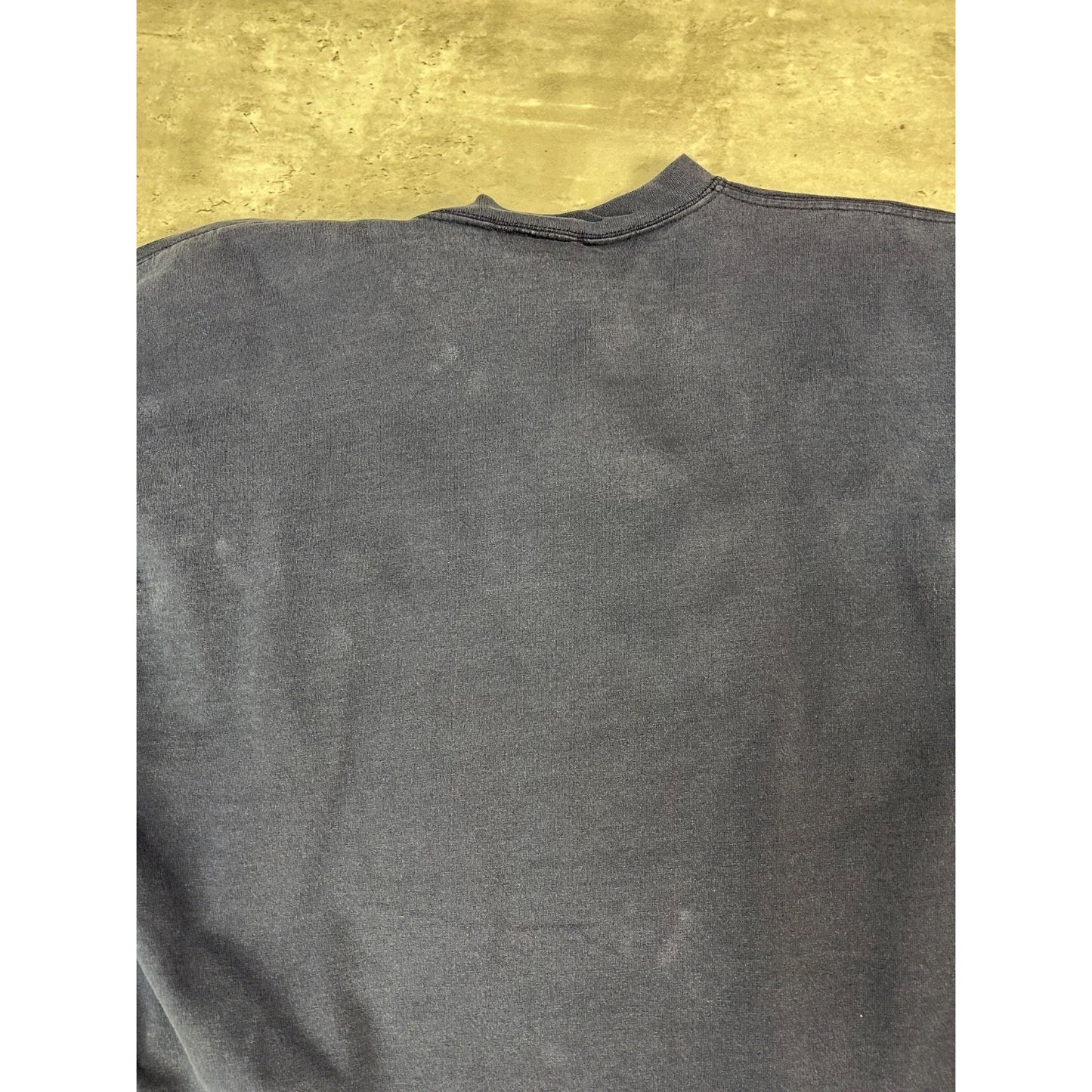 Vintage Michigan Wolverines NCAA Crest Graphic T-Shirt Size XL Blue