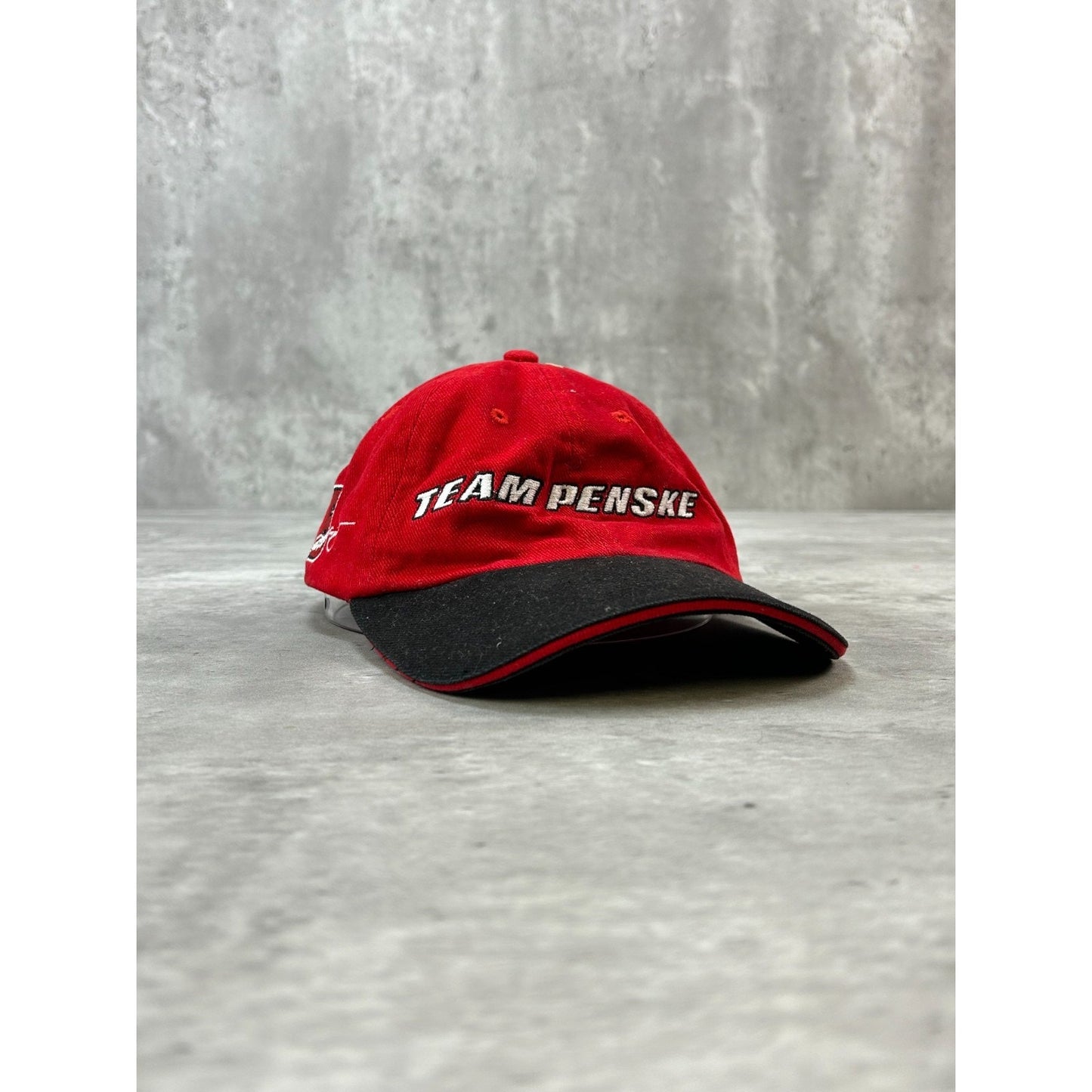 Vintage 2004 Nascar Team Penske Embroidered Spellout Strapback Hat OSFA