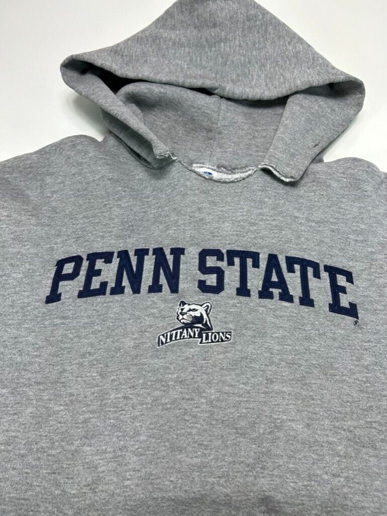 Vintage Penn State Nittany Lions NCAA Collegiate Hooded Sweatshirt Size Large