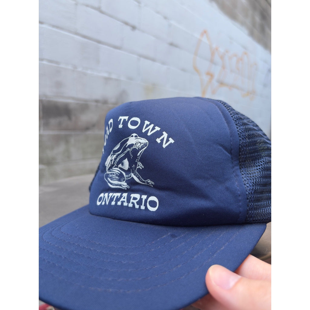 Vintage 80s/90s Toad Town Ontario Destination Graphic Snapback Hat OSFA
