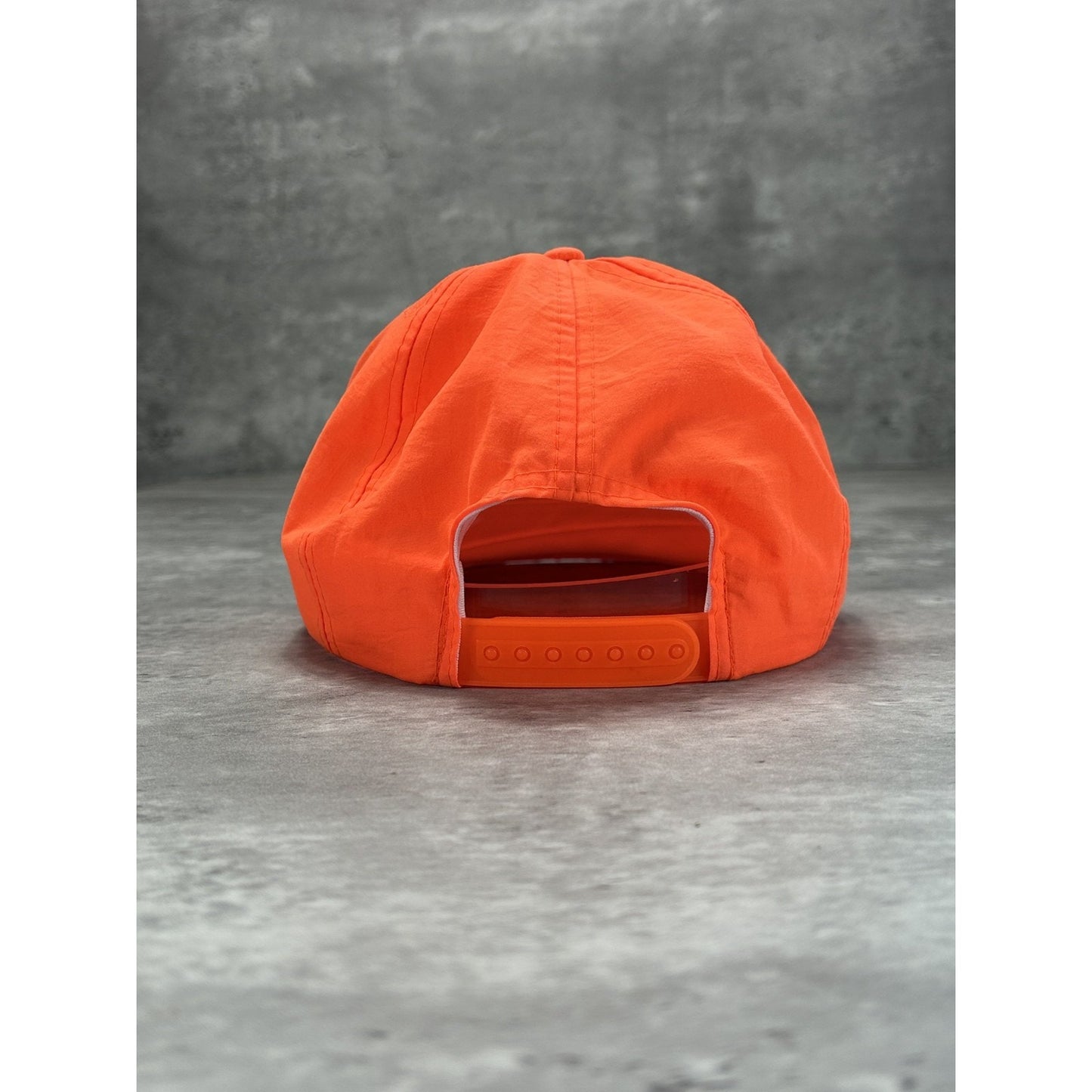 Vintage 1992 Skydome Champion Spellout Graphic Snapback Hat OSFA Neon Orange