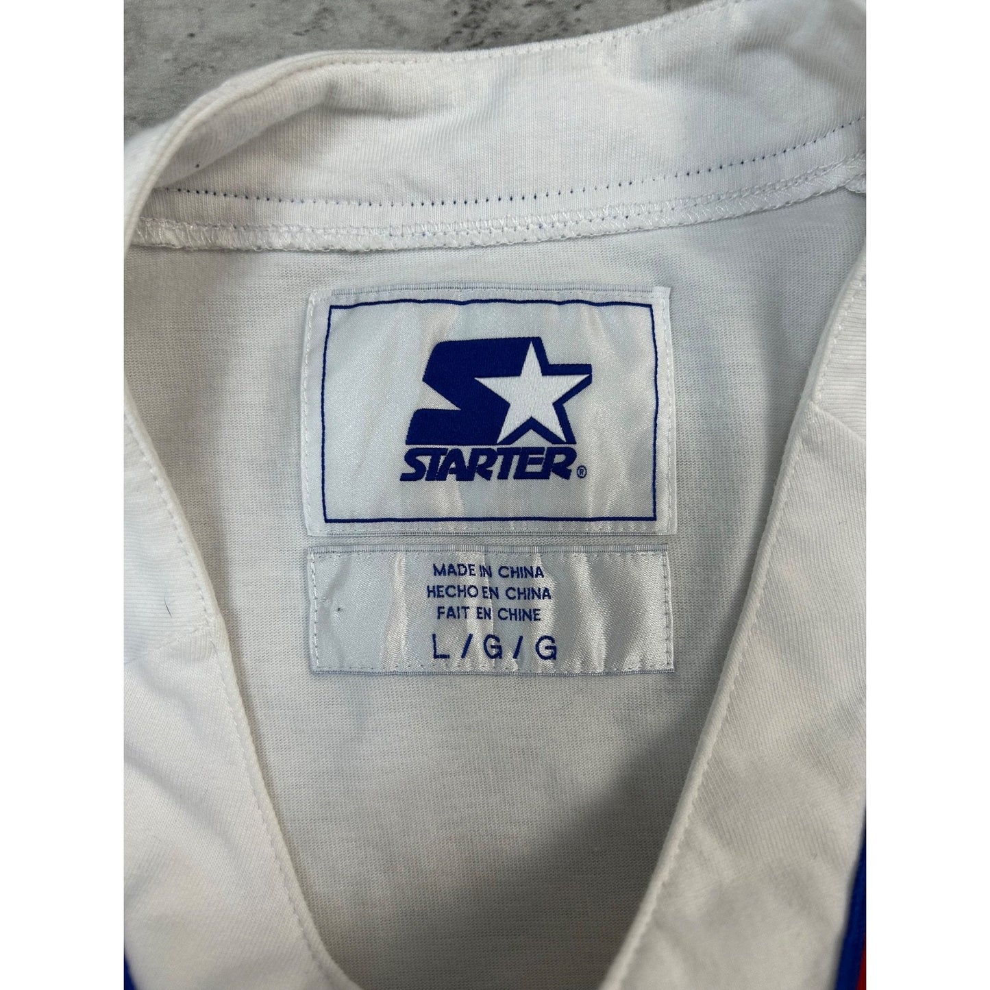 Vintage NBA All-Star Game Stitched Starter Baseball Style Jersey Size Large