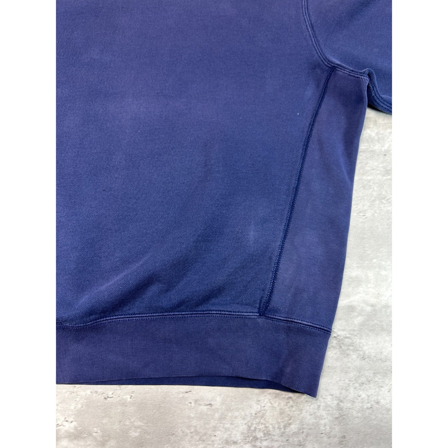 Vintage 90s Polo Ralph Lauren Embroidered Pony Pullover Sweatshirt Size XL Blue