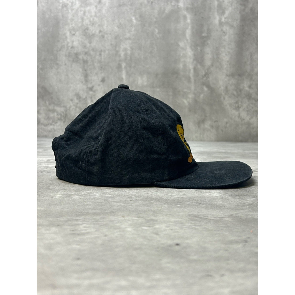 Vintage 1997 Looney Tunes Embroidered Cartoon Character Snapback Hat OSFA