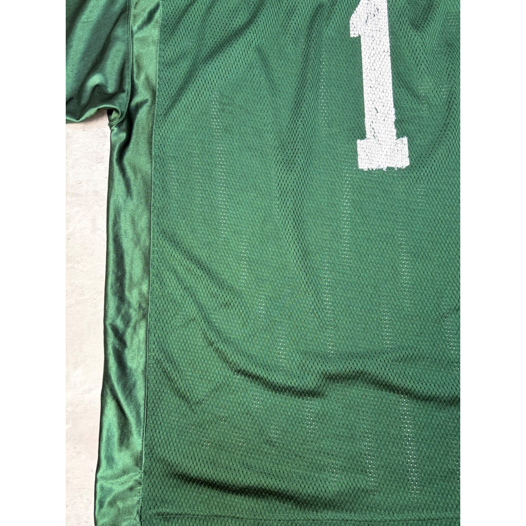 Vintage Michigan State Spartans NCAA #1 Starter Green Football Jersey Size XL