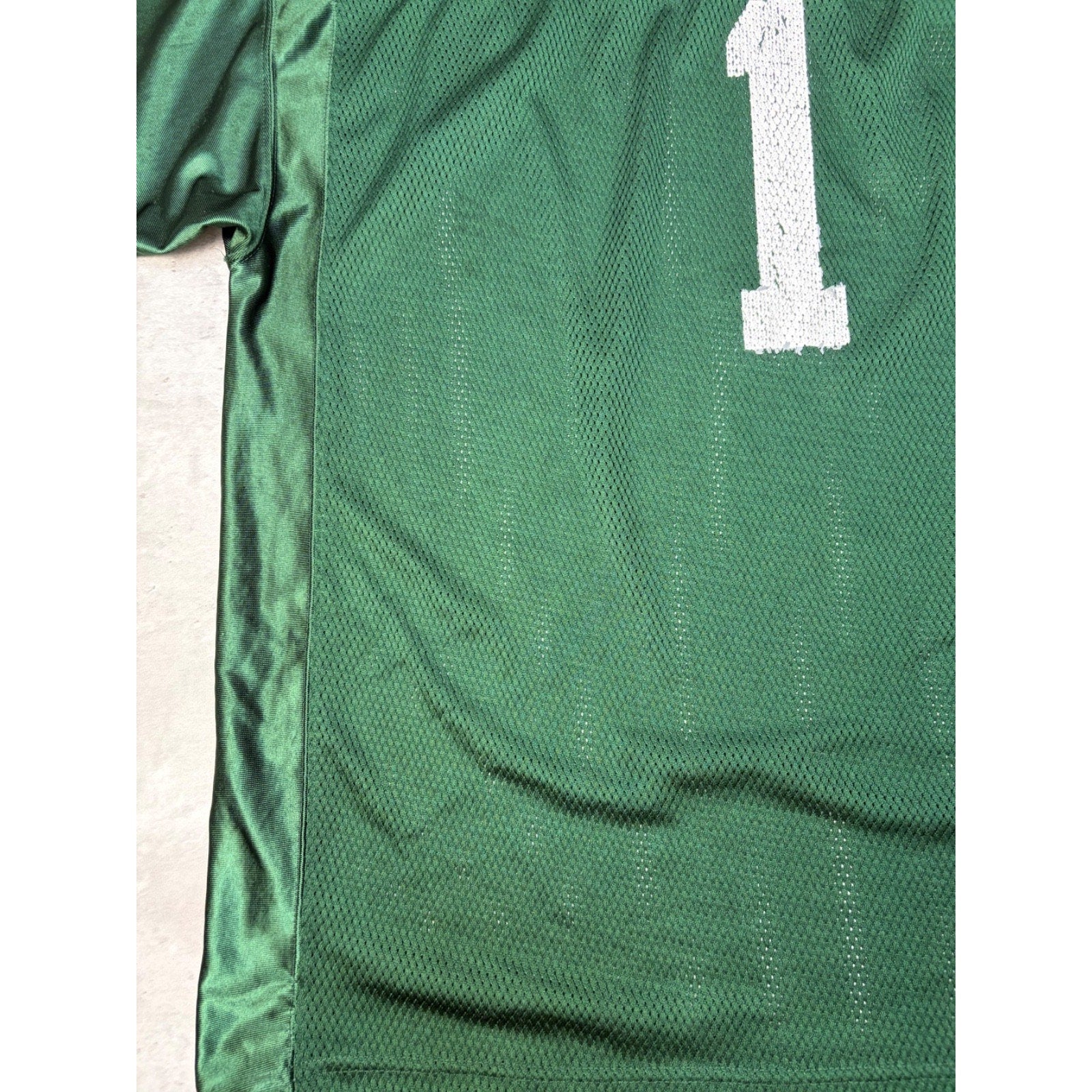 Vintage Michigan State Spartans NCAA #1 Starter Green Football Jersey Size XL