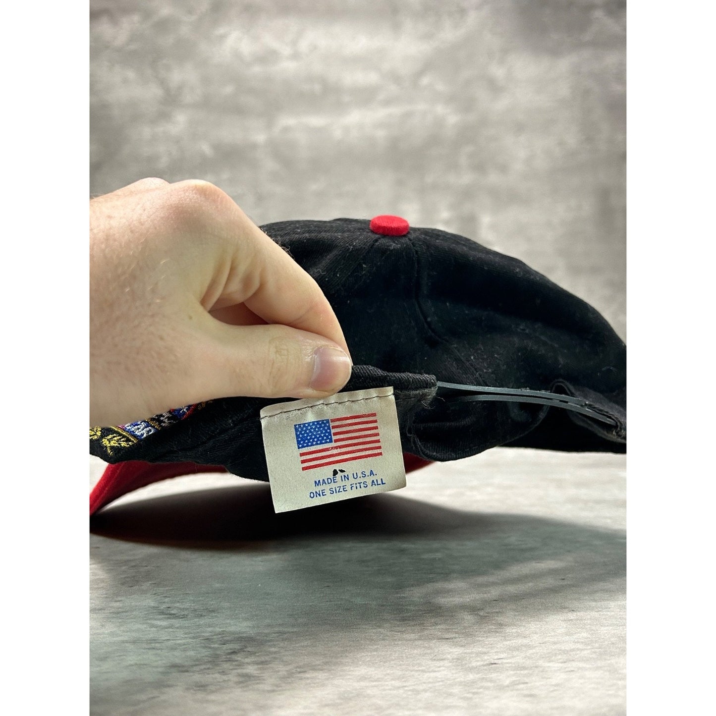 Vintage Budweiser Racing Embroidered Spellout Nascar Snapback Hat OSFA