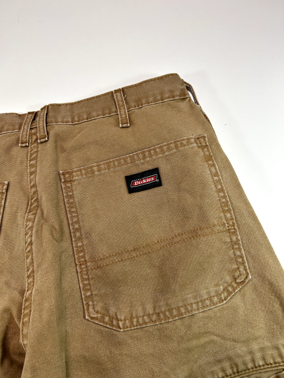 Dickies Canvas Work Wear Carpenter Pants Size 32W Beige