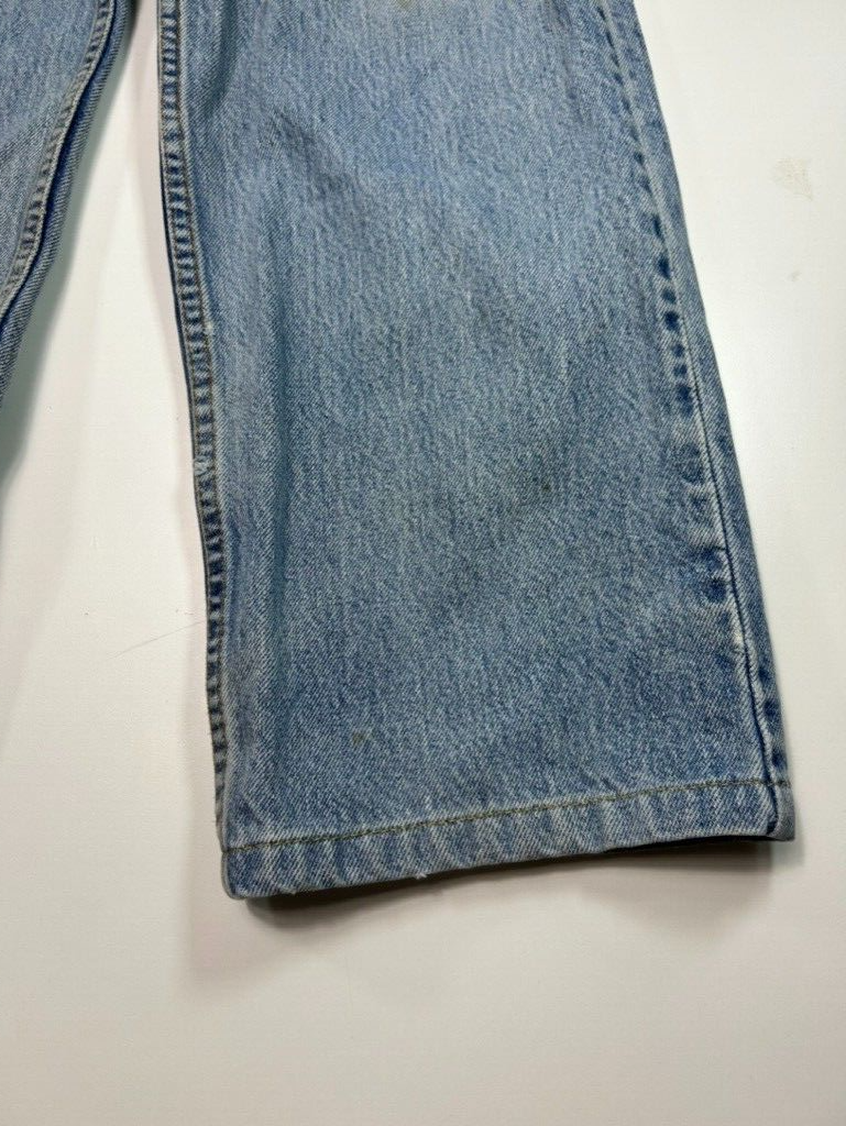 Vintage Levis Red Tab Light Wash Distressed Denim Pants Size 35