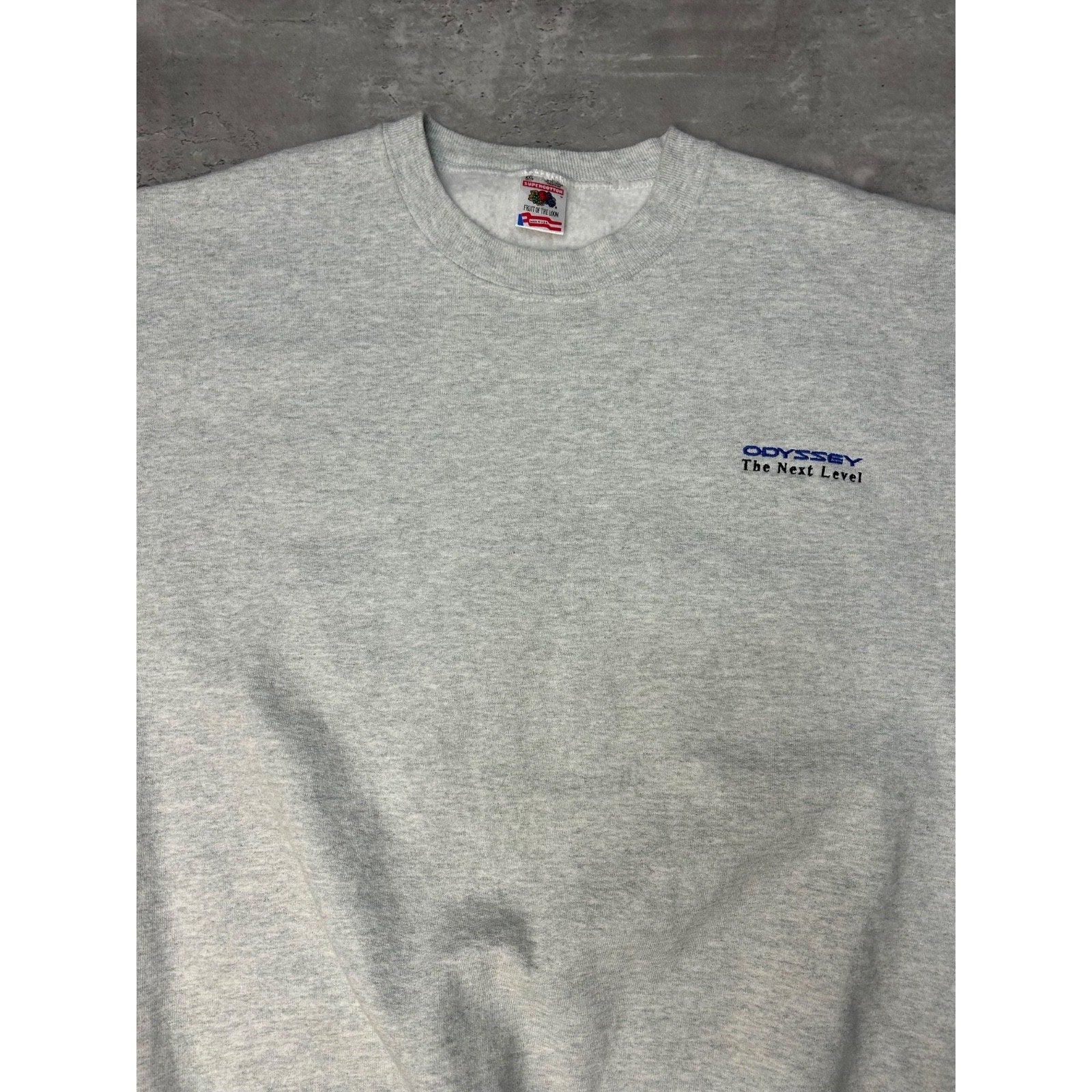 Vintage 90s Honda Odyssey Embroidered Spellout Crewneck Sweatshirt Size 2XL