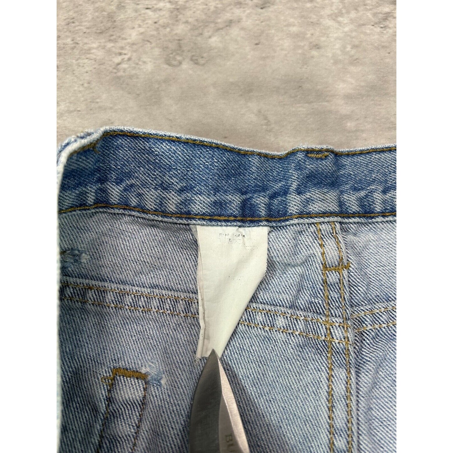 Vintage Carhartt Light Wash Denim Workwear Pants Size 38 Blue