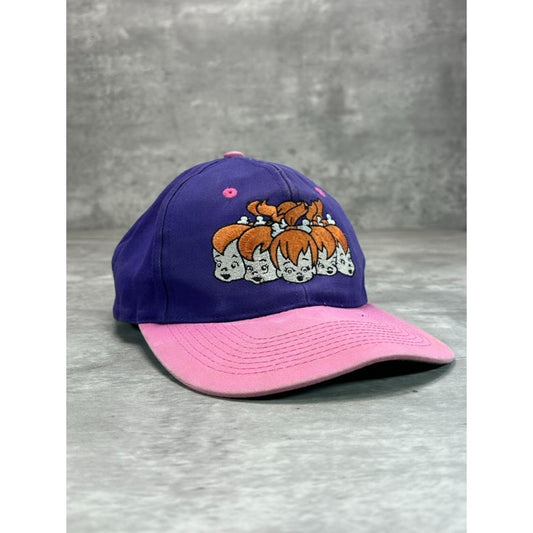Vintage 1995 The Flintstones Pebbles Embroidered Tv Show Promo Snapback Hat OSFA