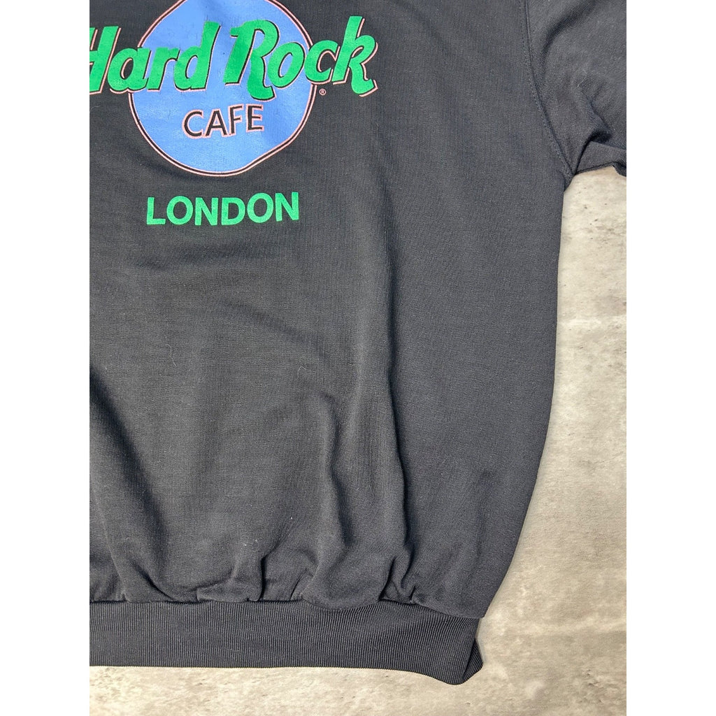 Vintage 90s Hard Rock Cafe London Destination Graphic Sweatshirt Size Large