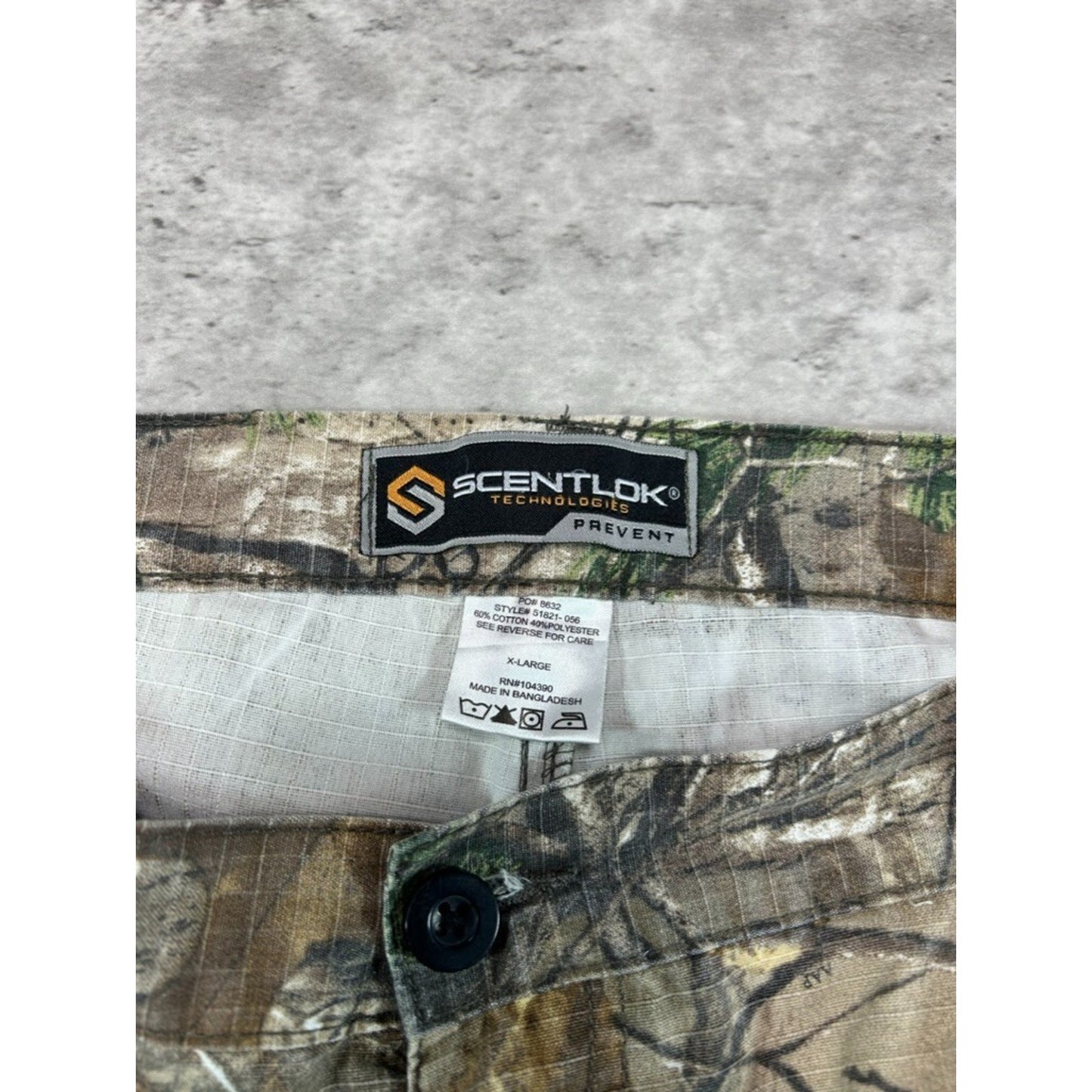 Vintage Scentlok Realtree Xtra Ripstop Camo Hunting Cargo Pants Size XL