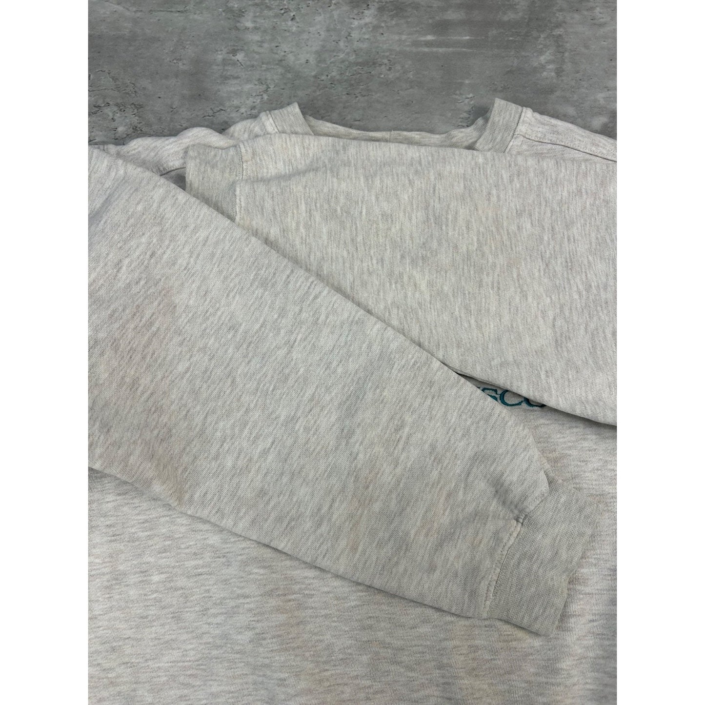 Vintage 90s Levis Jeans Embroidered Spellout Crewneck Sweatshirt Size Medium