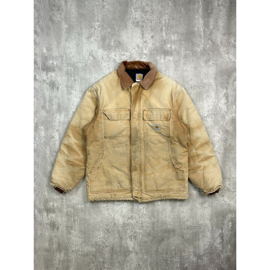 Vintage Carhartt Insulated Canvas Workwear Arctic Jacket Size XL