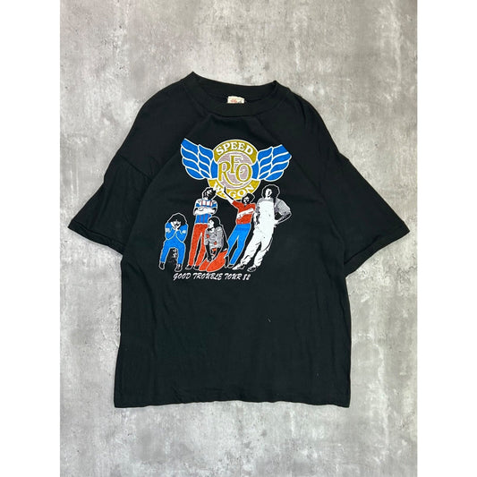 Vintage 1982 REO Speed Wagon Good Trouble Rock Music Tour T-Shirt Size Large
