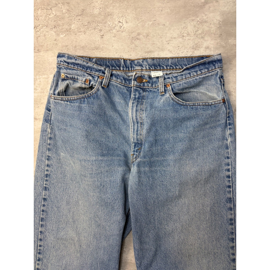 Vintage Levis 550 Red Tab Relaxed Fit Medium Wash Denim Pants Size 36