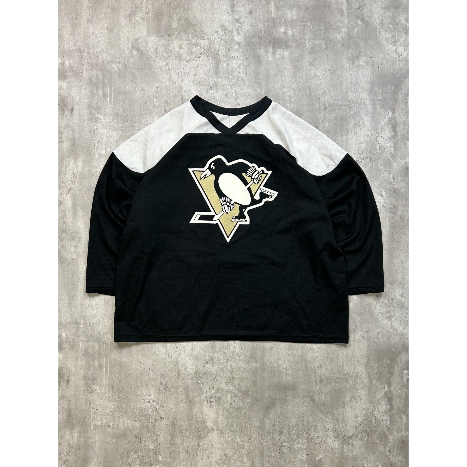 Vintage 90s Mario Lemieux #66 Pittsburgh Penguins NHL Hockey Jersey Size 2XL