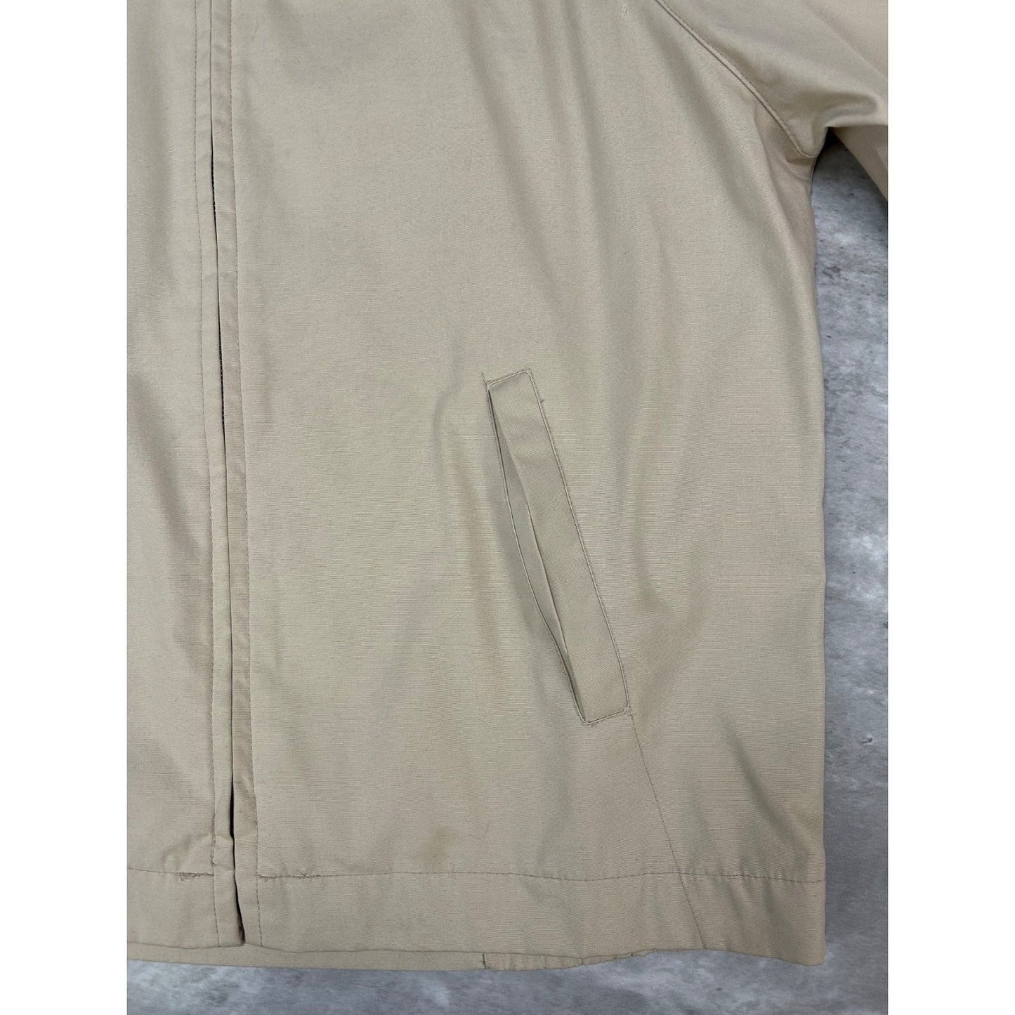 Vintage Remington Mesh Lined Full Zip Harrington Style Jacket Size Medium