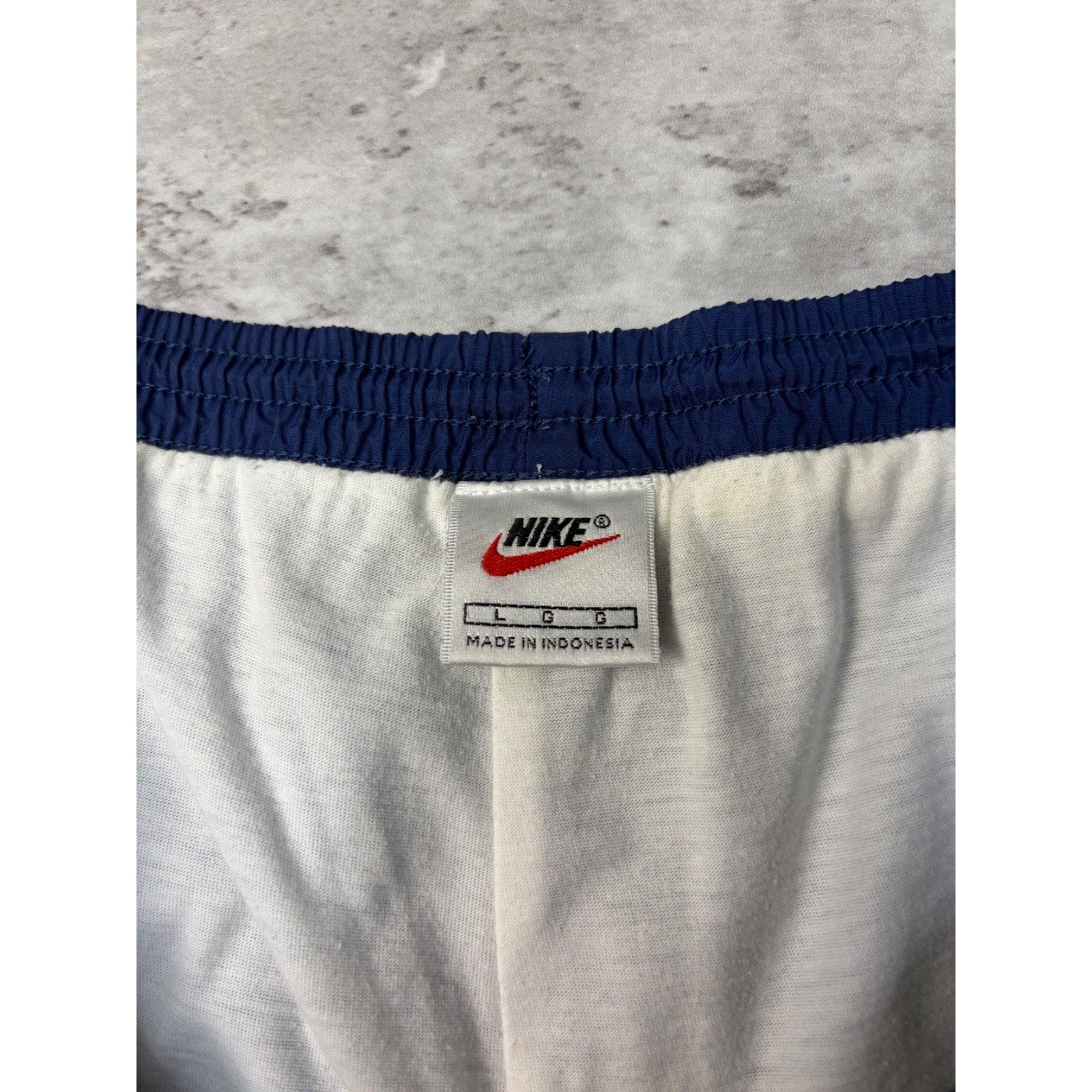 Vintage Nike Embroidered Swoosh Tonal Nylon Windbreaker Pants Size Large