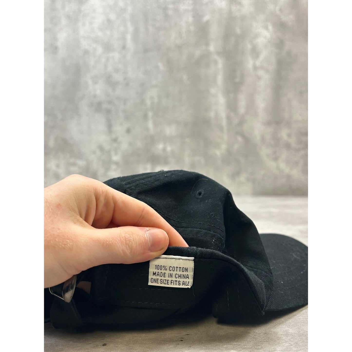 Vintage 90s Ellis Chevrolet Embroidered Logo Strapback Hat OSFA Black