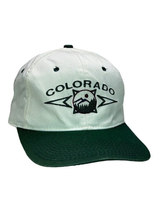 Vintage 90s Colorado Embroidered Spellout Destination Snapback Hat OSFA