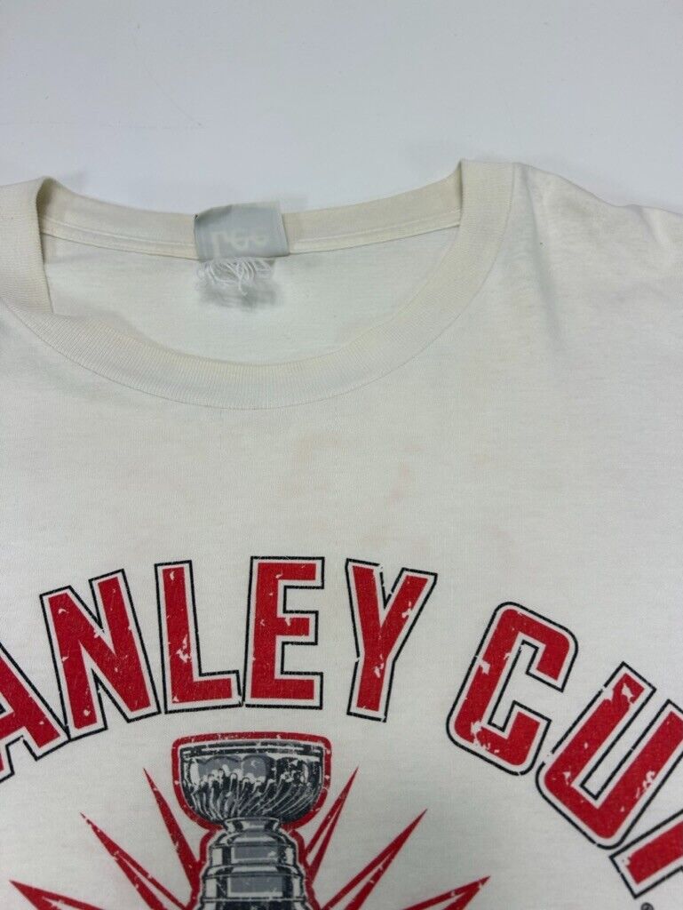 Vintage 2000 New Jersey Devils NHL Stanley Cup Champs Graphic T-Shirt Size XL