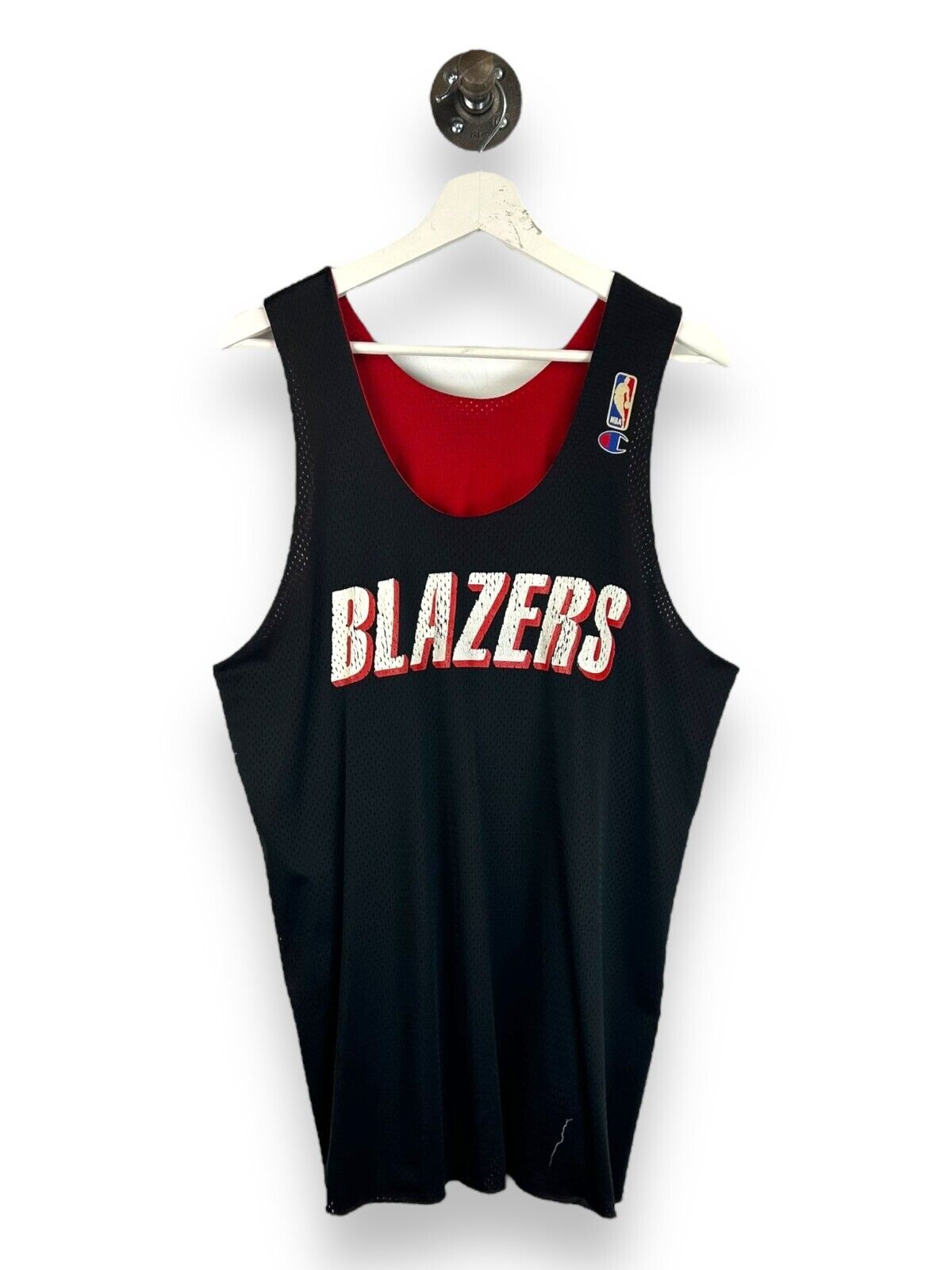 Vintage 90s Portland Trailblazers NBA Reversible Champion Practice Jersey Large