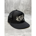 Vintage Vans 66 Blackletter Spellout Trucker Snapback Hat OSFA