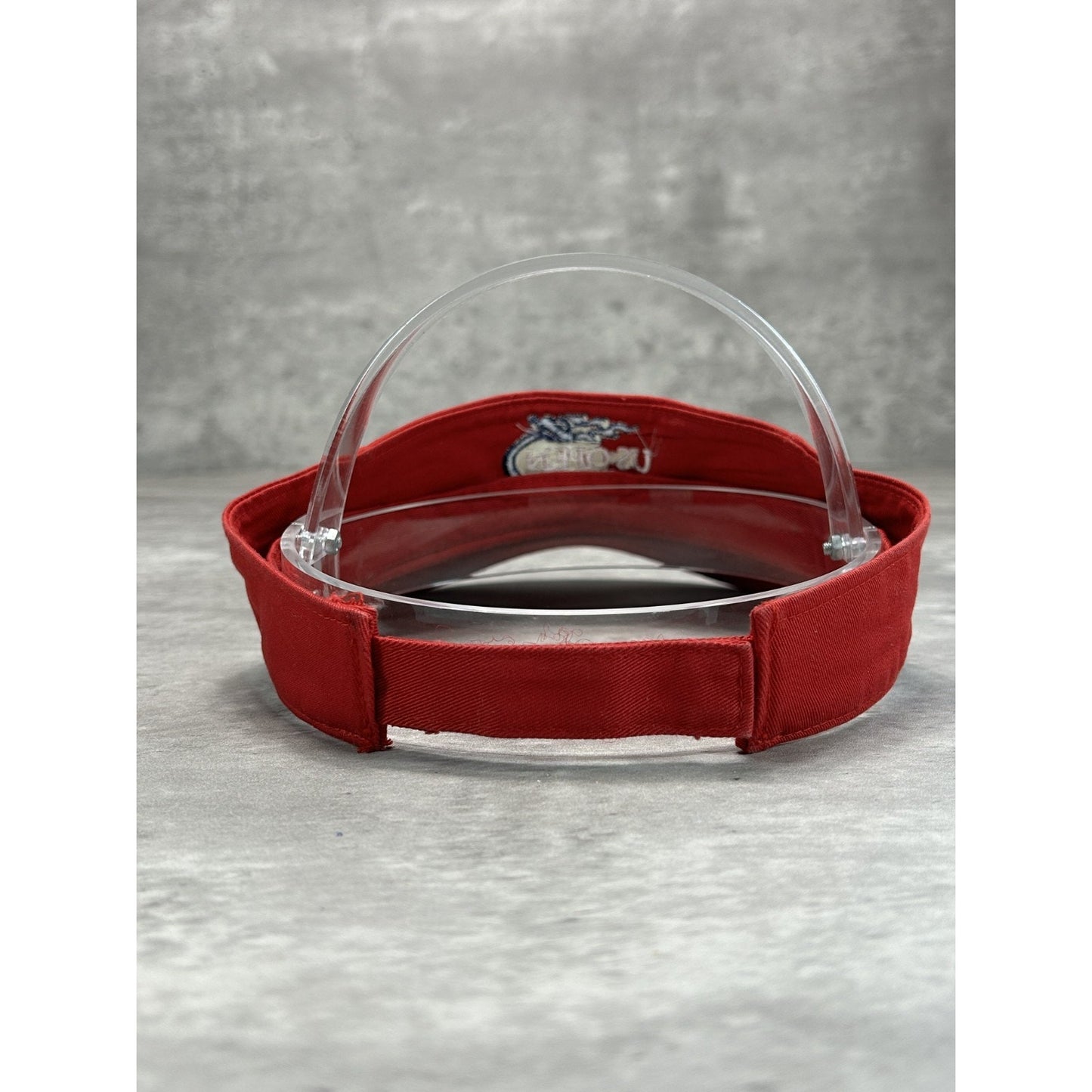Vintage 2003 US Open Embroidered Spellout Snapback Visor OSFA Red
