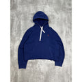 Vintage Polo Ralph Lauren Embroidered Pony Cropped Hooded Sweatshirt Size Large