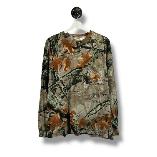 Outfitters Ridge Fusion 3-D Camo Hunter Long Sleeve T-Shirt Size XL