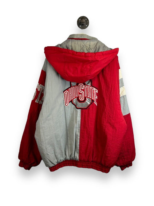 Vintage 90s Ohio State Buckeyes NCAA Insulated Starter Split Back Jacket Size XL