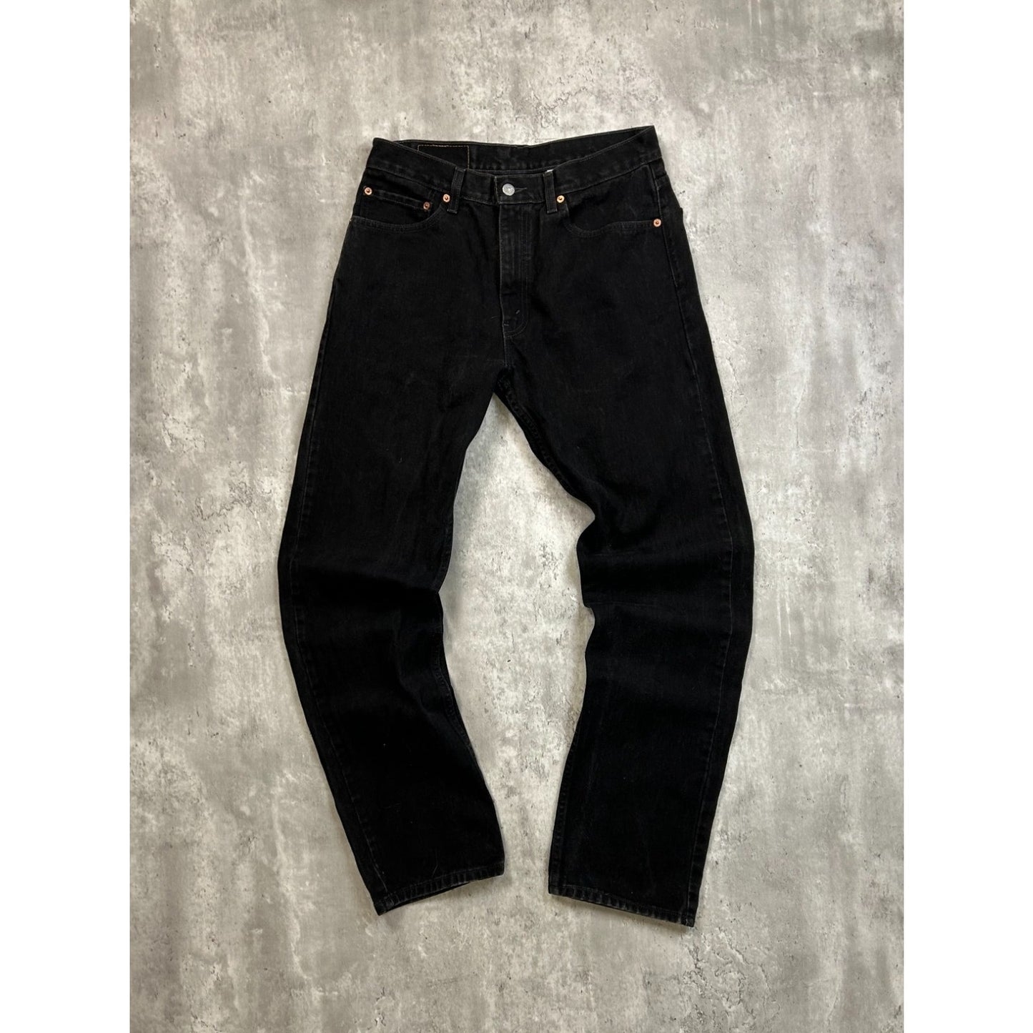 Vintage 90s Levis 505 Red Tab Black Denim Pants Size 32