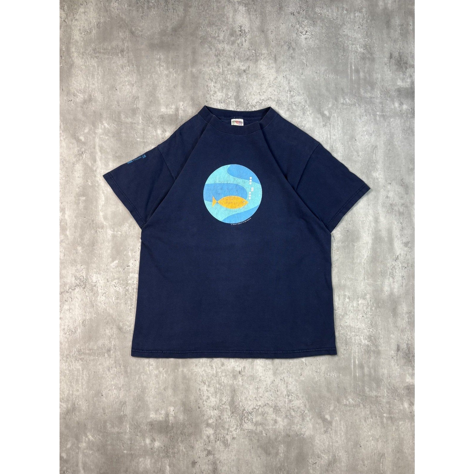 Vintage 1999 MTV Spring Break Fish Graphic TV Show T-Shirt Size Large